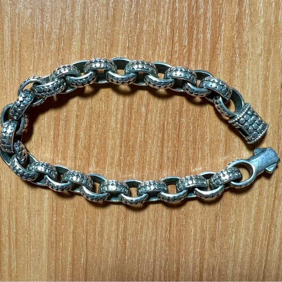 John Hardy Dot Link Chain Bracelet .925 silver